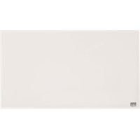 Lasitaulu Nobo Diamond Widescreen 31" 68x38 cm valkoinen - magneettinen turvalasipinta, 25 v takuu