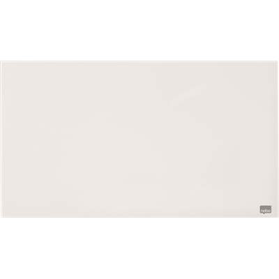 Lasitaulu Nobo Diamond Widescreen 31" 68x38 cm valkoinen - magneettinen turvalasipinta, 25 v takuu