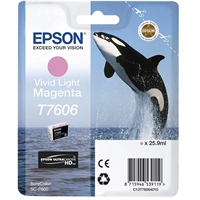 Inkjet Epson T7606 SureColorP600 vaalea punainen