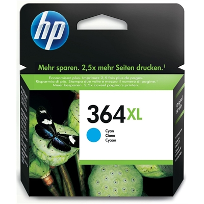 Värikasetti inkjet HP 364XL CB323EE sininen