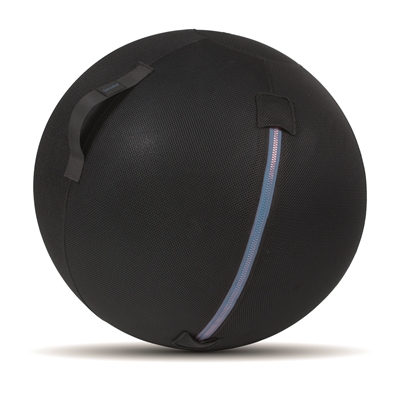 Kotimainen palloistuin GetUpBall 65 cm musta - vahvistaa lihaksia työn tai opiskelun ohessa