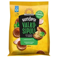 Ruissipsi Linkosuo valkosipuli 150g - leivottu 100 % kotimaisista viljoista hapanjuureen