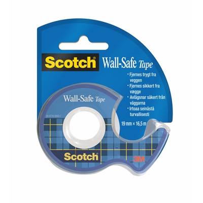 Teippi Scotch® Wall-Safe19mm x 16.5m irrotettava