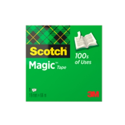 Teippi Scotch Magic 810 19mm x 66m - kasvi- ja kierrätysmateriaaleja sisältävä teippi