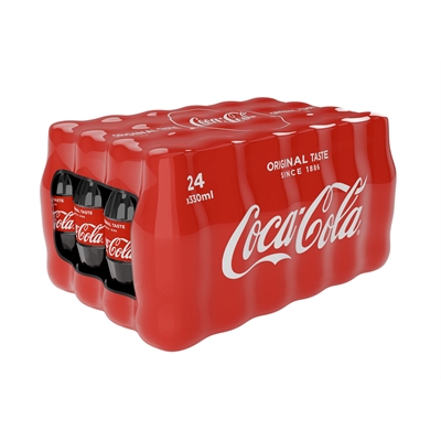 Virvoitusjuoma Coca-cola 0,33 L pullo /24 kpl (ei sis pantti)