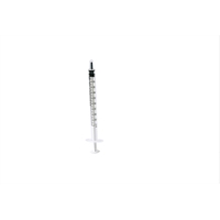 Ruisku 1ml Luer 3-osainen steriili /100