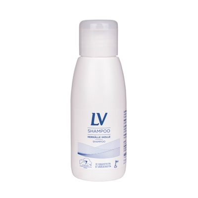 Shampoo LV 60 ml matkakoko - kotimainen, hajusteeton, väriaineeton, silikoniton