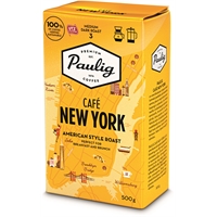 Kahvi Paulig Café New York SJ 500 g UTZ-sertifioitu - keskitumma, makeahko, vivahteikas