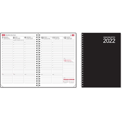 Viikkomuistio-vuosipaketti 2022 pöytäkalenteri - CC Kalenterit