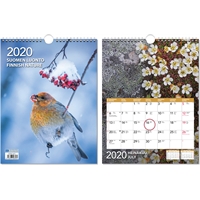 Suomen luonto 2020 seinäkalenteri - CC Kalenteripalvelu