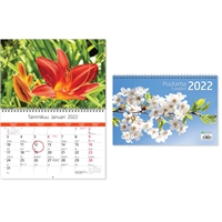Puutarha 2022 seinäkalenteri - CC Kalenterit