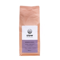 Kahvi Slow tumma espresso 1 kg - pienpaahtimokahvi rohkealla aromilla