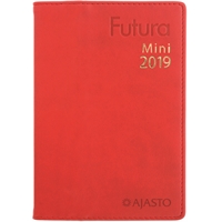 Futura Mini 2019 punainen taskukalenteri