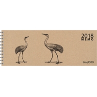 Memo Eko 2018 beige pöytäkalenteri