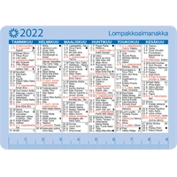 Lompakkoalmanakka 2022 taskukalenteri - Ajasto