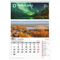 Tripla  2022 seinäkalenteri - Ajasto