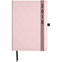Kompagnon 2018 vaaleanpunainen pöytäkalenteri