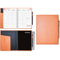 Viikkomuistio Plus 2020 oranssi pöytäkalenteri - CC Kalenteripalvelu