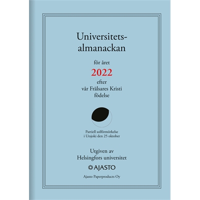 Universitetsalmanackan 2022 taskukalenteri - Ajasto