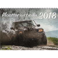Moottoriurheilu 2018 seinäkalenteri