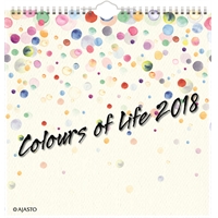 Colours of Life 2018 seinäkalenteri