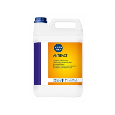 Kiilto Antibact desinfioiva puhdistuaine 5 L - pintojen desinfiointiin esim. ammattikeittiöissä